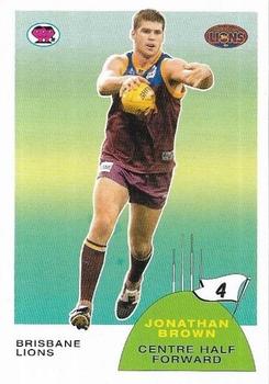 2003 Select Scanlens Retro AFL #4 Jonathan Brown Front